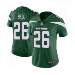 Womens New York Jets 26 Le Veon Bell Green Team Color Vapor Untouchable Limited Player Football Jersey