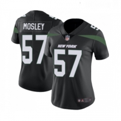 Womens New York Jets 57 CJ Mosley Black Alternate Vapor Untouchable Limited Player Football Jersey