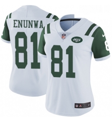 Womens Nike New York Jets 81 Quincy Enunwa White Vapor Untouchable Limited Player NFL Jersey