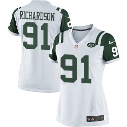 Women's Nike New York Jets #91 Sheldon Richardson Limited White NFL Jersey