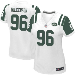 Women's Nike New York Jets #96 Muhammad Wilkerson Limited White NFL Jersey