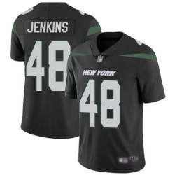 Jets 48 Jordan Jenkins Black Alternate Youth Stitched Football Vapor Untouchable Limited Jersey