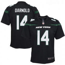 Youth New York Jets 14 Sam Darnold Nike Game Jersey Black