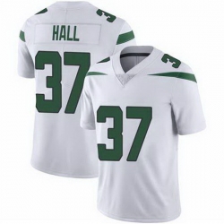 Youth New York Jets Bryce Hall #37 White Vapor Limited Stitched Football Jersey