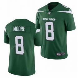 Youth New York Jets Elijah Moore #8 Green Vapor Limited Stitched Football Jersey