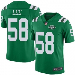 Youth Nike Jets #58 Darron Lee Green Stitched NFL Limited Rush Jersey