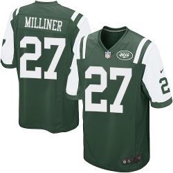 Youth Nike New York Jets #27 Dee Milliner Limited Green Team Color NFL Jersey