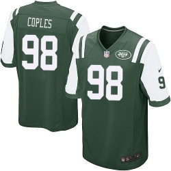 Youth Nike New York Jets #98 Quinton Coples Limited Green Team Color NFL Jersey