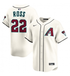 Men Arizona Diamondbacks Nike Home Limited Jersey Cream Ross Joe 22 Men Arizona Diamondbacks Nike Home Limited Jersey Cream Ross Joe 22