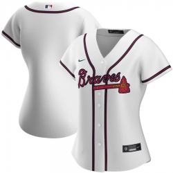 Atlanta Braves Nike Women Home 2020 MLB Team Jersey White