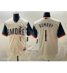 Men Baltimore Orioles 1 Al Bumbry Natural 2026 City Connect Stadium Stitched Baseball Jersey Men Baltimore Orioles 1 Al Bumbry Natural 2026 City Connect Stadium Stitched Baseball Jersey