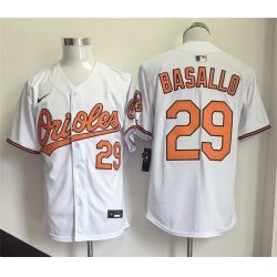 Men Baltimore Orioles  29 Samuel Basallo White 2026 Limited Stitched Baseball Jersey