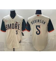 Men Baltimore Orioles 5 Brooks Robinson Natural 2026 City Connect Stadium Stitched Baseball Jersey Men Baltimore Orioles 5 Brooks Robinson Natural 2026 City Connect Stadium Stitched Baseball Jersey