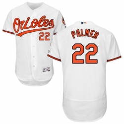 Mens Majestic Baltimore Orioles 22 Jim Palmer White Home Flex Base Authentic Collection MLB Jersey