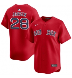 Men Boston Red Sox 28 Danny Jansen Red 2024 Alternate Limited Stitched Baseball Jersey