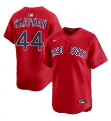 Men Boston Red Sox Nike Home Limited Jersey Red Chapman Aroldis 44