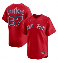 Men Boston Red Sox Nike Home Limited Jersey Red Coulombe Danny 67
