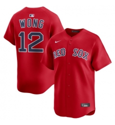Men Boston Red Sox Nike Home Limited Jersey Red Wong Connor 12 Men Boston Red Sox Nike Home Limited Jersey Red Wong Connor 12