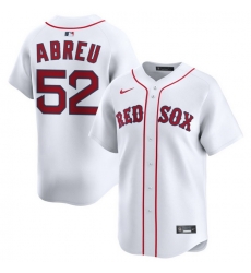 Men Boston Red Sox Nike Home Limited Jersey White Abreu Wilyer 52 Men Boston Red Sox Nike Home Limited Jersey White Abreu Wilyer 52