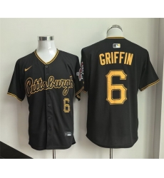 Men Pittsburgh Pirates  6 Konnor Griffin Black 2026 Limited Stitched Baseball Jersey