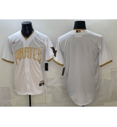 Men Pittsburgh Pirates Blank White 2026 City Connect Stadium Stitched Baseball Jersey