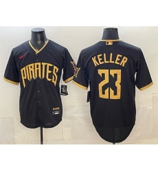 Men Pittsburgh Pirates  Mitch Keller Black 2026 City Connect Stadium Stitched Baseball Jersey