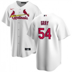 Men St  Louis Cardinals 54 Sonny Gray White Cool Base Stitched Baseball Jersey