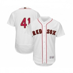 Mens Boston Red Sox 41 Chris Sale White 2019 Gold Program Flex Base Authentic Collection Baseball Jersey