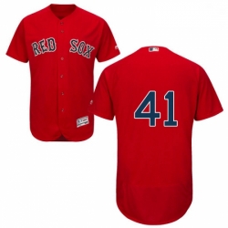 Mens Majestic Boston Red Sox 41 Chris Sale Red Flexbase Authentic Collection MLB Jersey