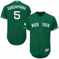 Mens Majestic Boston Red Sox 5 Nomar Garciaparra Green Celtic Flexbase Authentic Collection MLB Jersey