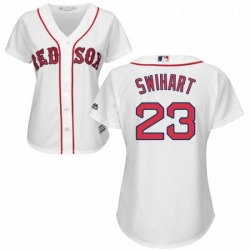 Womens Majestic Boston Red Sox 23 Blake Swihart Authentic White Home MLB Jersey