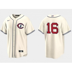 Men Chicago Cubs 16 Patrick Wisdom 2022 Cream Field Of Dreams Cool Base Stitched Baseball Jersey