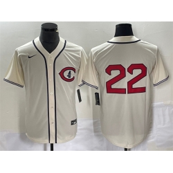 Men Chicago Cubs 22 Jason Heyward 2022 Cream Field Of Dreams Cool Base Stitched Baseball Jersey