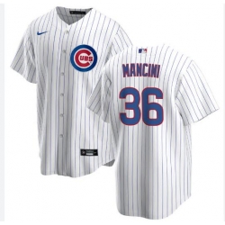 Men Chicago Cubs Trey Mancini #36 White Cool Base Stitched MLB Jersey