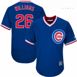 Mens Majestic Chicago Cubs 26 Billy Williams Replica Royal Blue Cooperstown Cool Base MLB Jersey