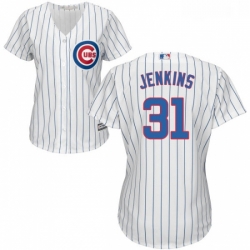 Womens Majestic Chicago Cubs 31 Fergie Jenkins Replica White Home Cool Base MLB Jersey