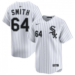 Men Chicago White Sox Nike Home Limited Jersey White Smith Shane 64