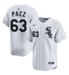 Men Chicago White Sox Nike White Alternate Limited Jersey PAEZ 63 Men Chicago White Sox Nike White Alternate Limited Jersey PAEZ 63