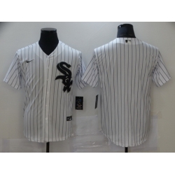 Men Nike Chicago White Sox white Blank Coolbase Jersey