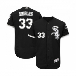 Mens Majestic Chicago White Sox 33 James Shields Black Alternate Flex Base Authentic Collection MLB Jersey 