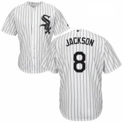 Mens Majestic Chicago White Sox 8 Bo Jackson White Home Flex Base Authentic Collection MLB Jersey