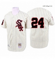 Mens Mitchell and Ness 1959 Chicago White Sox 24 Early Wynn Replica Cream Throwback MLB Jersey