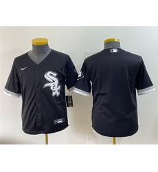 Youth Chicago White Sox Blank Black Stitched Baseball Jersey