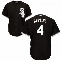 Youth Majestic Chicago White Sox 4 Luke Appling Replica Black Alternate Home Cool Base MLB Jersey