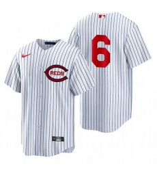 Men Cincinnati Reds 6 Jonathan India 2022 White Field Of Dreams Stitched Baseball Jersey