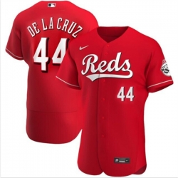 Men's Cincinnati Reds #44 Elly De La Cruz Red Flex Base Stitched Baseball Jersey