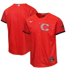 Youth Cincinnati Reds Blank Red 2026 City Connect Stadium Stitched Baseball Jersey