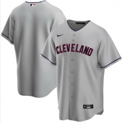 Men Cleveland Indians Nike Gray Blank Jersey