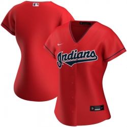 Cleveland Indians Nike Women Alternate 2020 MLB Team Jersey Red
