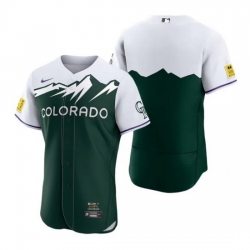 Men Nike Nike Colorado Rockies Blank City Connect Stitched Baseball Jersey
